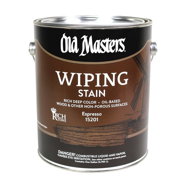 Old Master Old Masters Semi-Transparent Espresso Oil-Based Wiping Stain 1 gal 15201